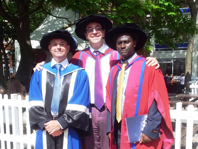 Dr. Rob Shorter, Prof. James Busfield & Dr. Samuel Asare 