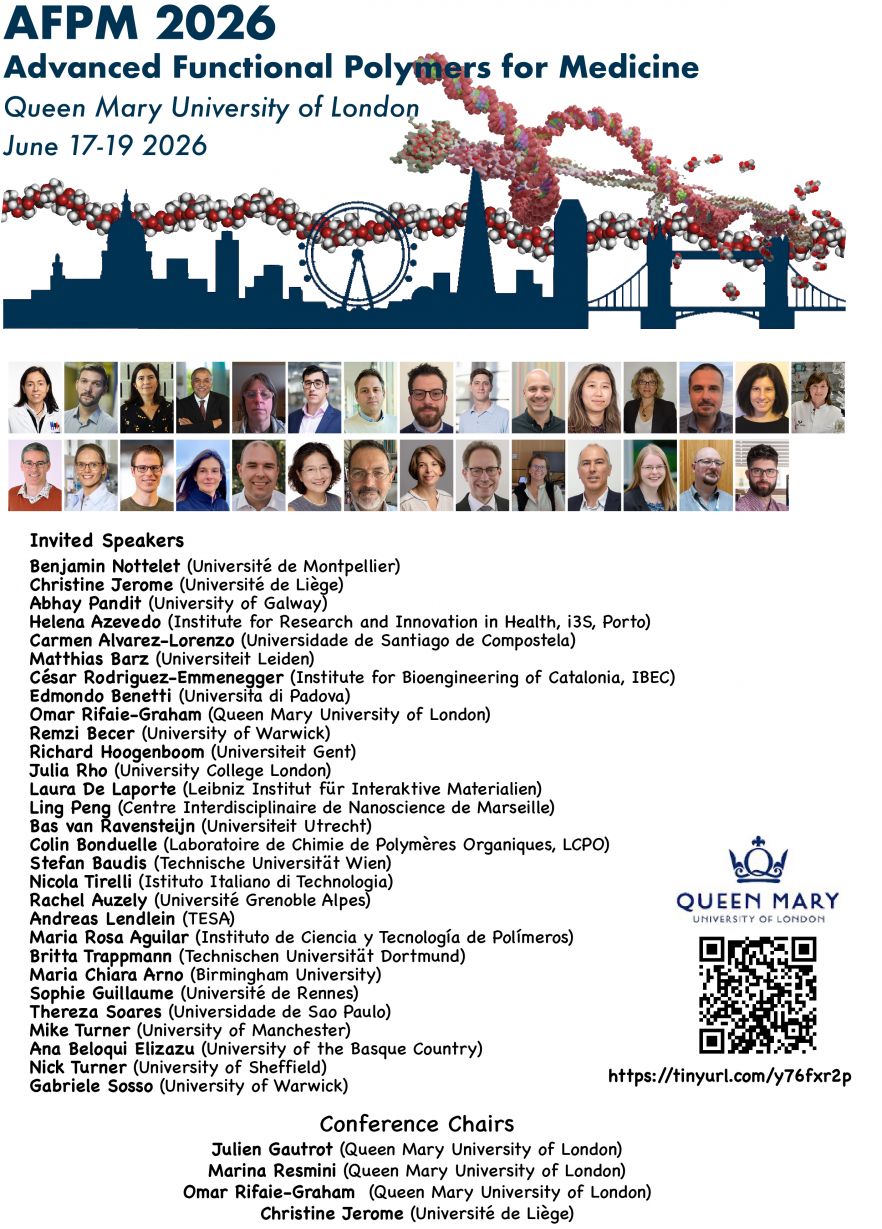 AFPM 2026 - Advanced Functional Polymers for Medicine - Invited Speakers