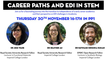 ECR Event - Career Paths and EDI in STEM