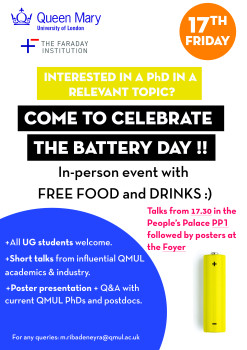 Celebrate the 'National Battery Day' @QM!