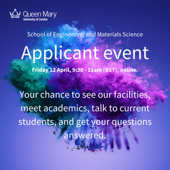 Engineering and Materials Science - Online Applicant Event