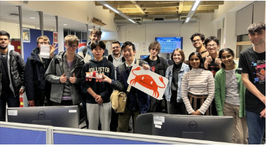 Winning and Runners up team with the competition organisers.