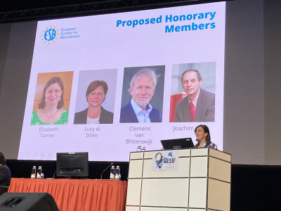Announcement of new Honorary Members of the European Society for Biomaterials