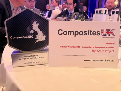 click/tap to enlarge this image... The Composites UK award