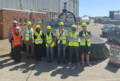 Engineering students visit Griffon Marine shipyard