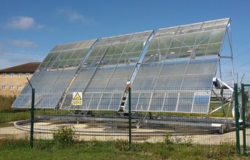 click/tap to enlarge this image... The Larkfleet Solar Steam prototype