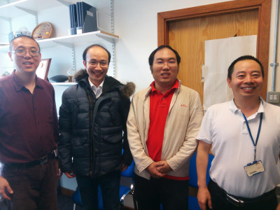 Dongyang Sun, Zhilun Lu, Bernard Saw Lip Huat, and of course, Haixue Yan (left to right)