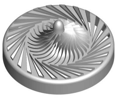 Centrifugal compressor model, research project