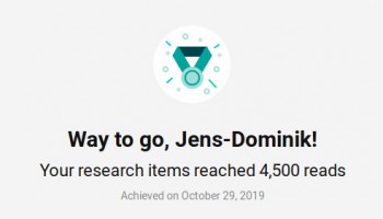 Researchgate congratulates