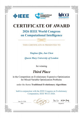 Queen Mary team wins third place at IEEE WCCI 2026 International …