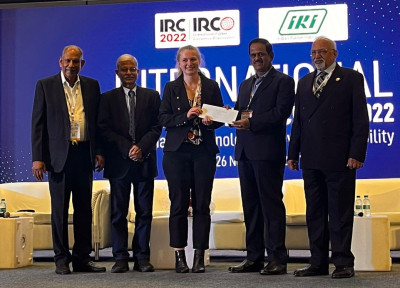 Kirsty Rutherford wins the IRCO Prize at IRC2022