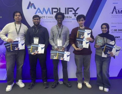 Winners with their certificates