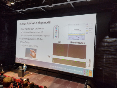 click/tap to enlarge this image... Organ-chip presentations from the Knight group at BioMedEng23