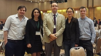 Members of the Soft Matter Group at the IRC 2016. Richard and Francesca are left and 2nd left.