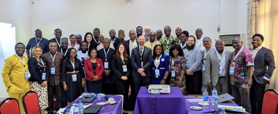 click/tap to enlarge this image... Prof Paul Balcombe (front, centre) with the wider NiMERP group