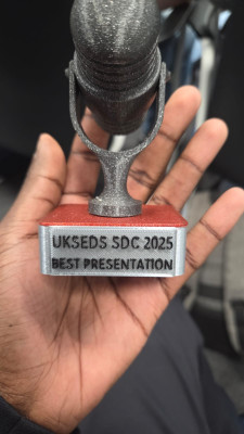 click/tap to enlarge this image... The award for Best Presentation