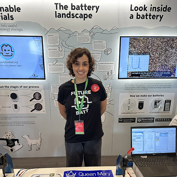 Queen Maryled project impresses at Royal Society Summer Science