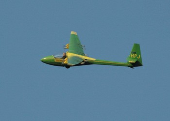 Modified EA9 in flight - photo G Dorrington