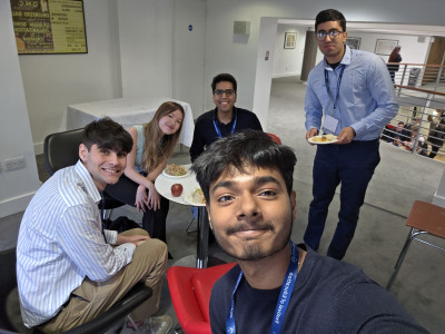 Dr Shah and his team of students