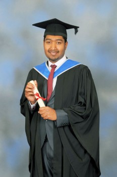 click/tap to enlarge this image... Nitish graduated with a first class honours in Mechanical Engineering
