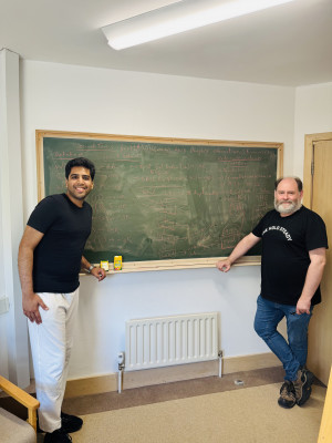 Dr Rehan Shah engages in mathematics scholarship work at Cambridge &hellip;