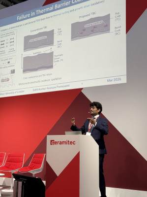 Invited Lecture at Ceramitec 2026, a leading International Trade Show and Conference on Advanced Ceramics held at Munich, Germany.