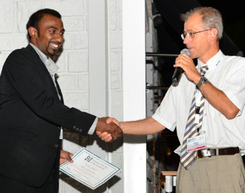 Dr Angelo Karunaratne was awarded Best Doctoral Thesis in Biomechanics at ESB2013