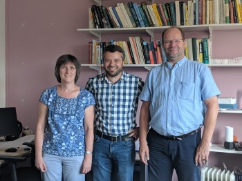 Professors Steffi Krause,  Julien Gautrot and Henri Huijberts.