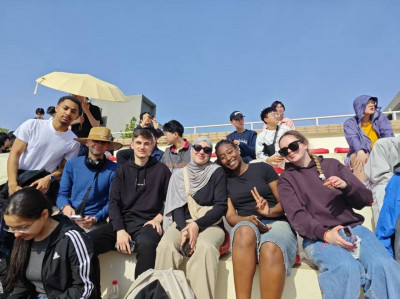 click/tap to enlarge this image... At a sports match