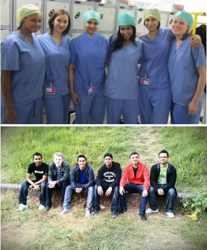 The Clearpath Team (top) and the Birdstrike Team (bottom)