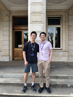 Jie Yang with Dr Wei Tan