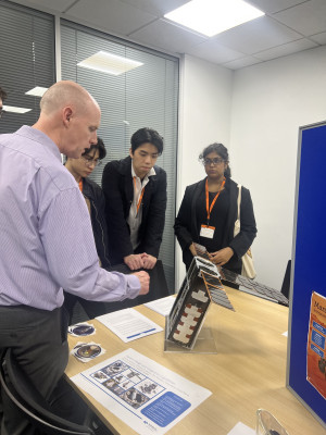 Students visiting Teledyne in Chelmsford