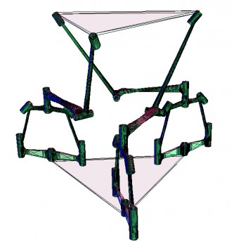 A reconfigurable parallel mechanism capable of structure change