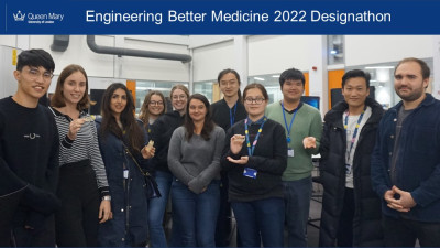 PhD cohort teams at the Engineering Better Medicine 2022 'Designathon'