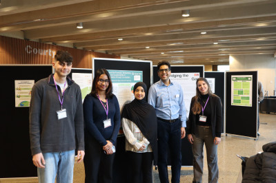 Dr Shah and his entire team of students