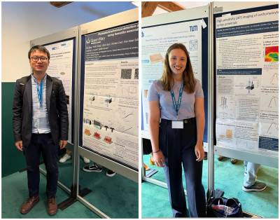 Rachel presented a talk and poster entitled 'High-sensitivity LAPS imaging of cardiomyocyte action potentials' and Bo presented a talk and poster entitled 'Photoelectrochemical detection of Ca(II) ions using hematite nanorods'.