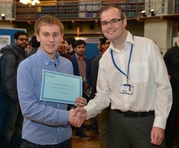 Alexander Daykin-Iliopoulos was awarded the TWI Best Individual Project Prize at the recent Industrial Liaison Forum