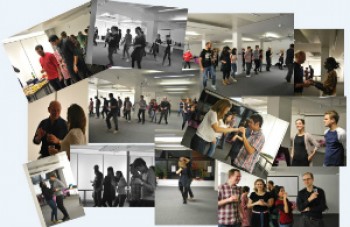 Salsa class success as part of Give a Sock for Christmas 