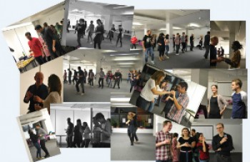 Salsa class success as part of Give a Sock for Christmas