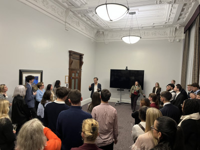 Mr Baudouin de Hemptinne Delivering Opening Remarks at the AWEX (Walloon Export and Foreign Investment Agency) Networking Reception