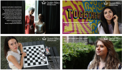 click/tap to enlarge this image... Portraits of Women in STEMM. Photography by City Academy