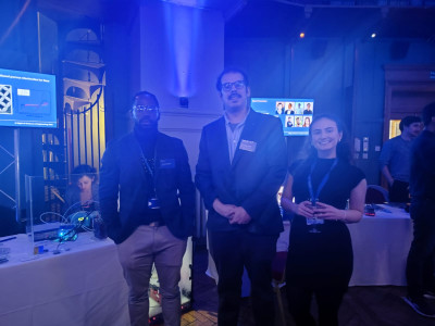 Hattie Chisnall, Carlos Mingoes and Michael Thielke at the Night of Science and Engineering.