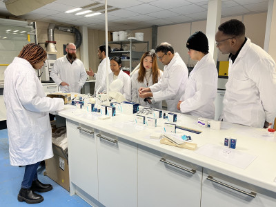 Students get stuck in at Advanced Healthcare Limited
