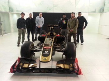 Lotus Forumula 1 Student Visit