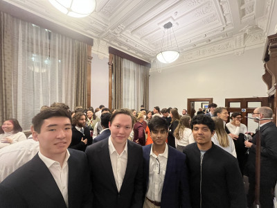 MSc Engineering Management Students Engaging in the AWEX International Networking Reception