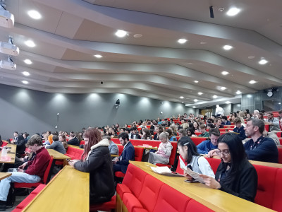 The audience during the welcome speech