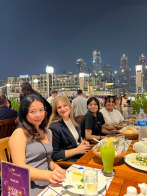 Left to right: Nicole Wan, Sarah Bailey, Shraddha Sunil, Zayna Ahmed