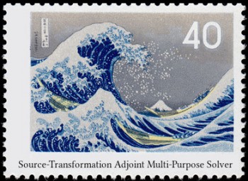 click/tap to enlarge this image... Logo of the groups STAMPS adjoint CFD solver