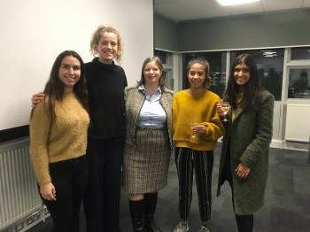 Women in STEM committee after the talk