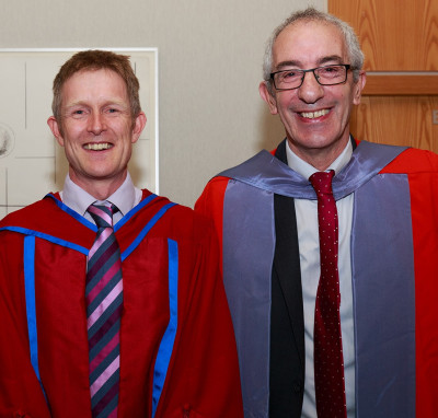 click/tap to enlarge this image... Dan at my inaugural lecture where he gave an excellent, humourous introduction